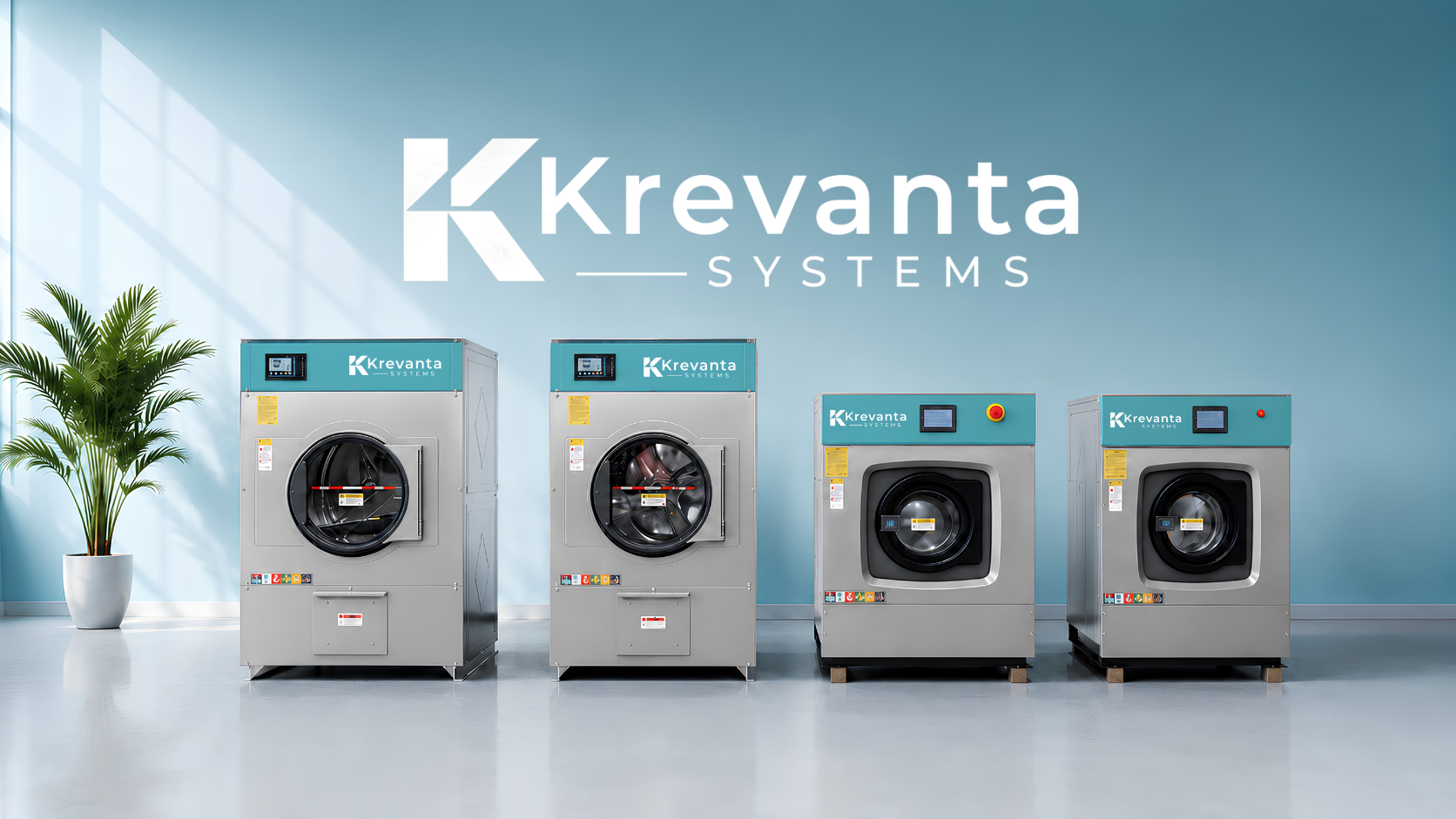 Krevanta industrial washer extractors and tumble dryers